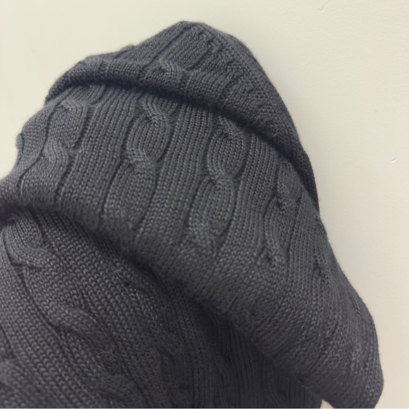 Lauren Ralph Lauren Y2K style Cable Knit off shoulder Sweater women’s size XL - Picture 4 of 8